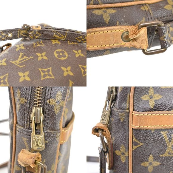 LOUIS VUITTON Danube Shoulder Bag Monogram Leather Brown France M45266 - Picture 4 of 16